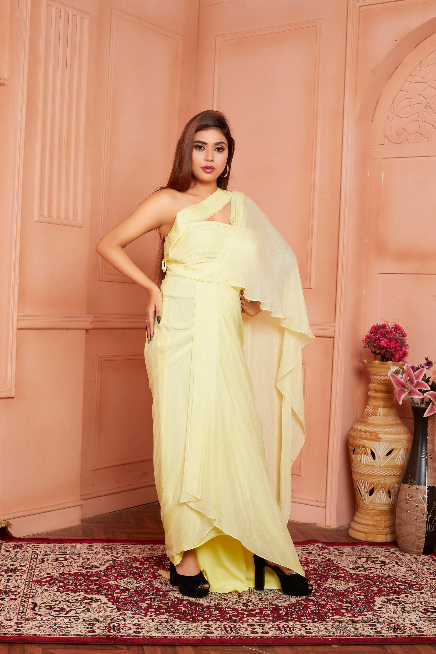 Lemon Yellow Gown